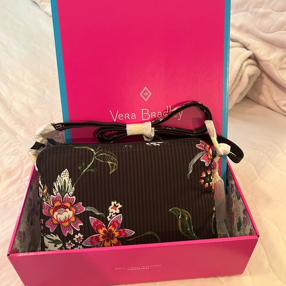 Vera Bradley Midtown Crossbody in AiryFloral print - Picture 2 of 3